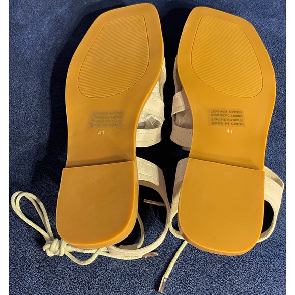 Anthropologie x Silent D Gladiator Satelli Tie-Up Sandals NWT Size 10 - Picture 12 of 15